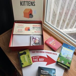 Exploding Kittens Card Game Bundle with 4 Expansion Packs